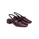 TRYME Womens Mary Jane Block Heel Sandals