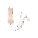 TRYME Trendy Ravishing Transparent Close Toe Pointed