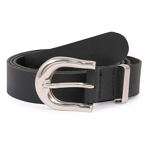trysco  baby girls genuine leather narrowsleek belt waist size 1834- 2234