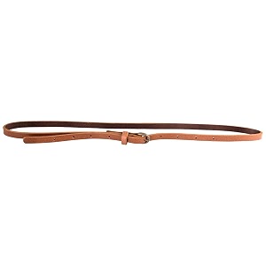 trysco  baby girls genuine leather narrowsleek belt waist size 1834- 2234