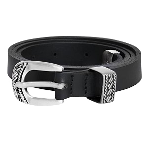 trysco full grain leather belt for girlswomen39s  multipurpose adjustable belt  width-18 mm