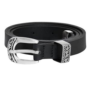 trysco full grain leather belt for girlswomen39s  multipurpose adjustable belt  width-18 mm