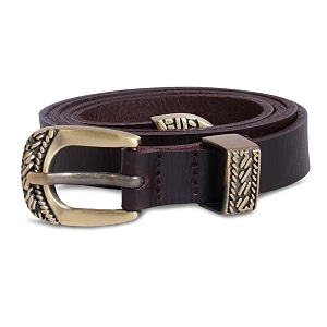 trysco full grain leather belt for girlswomen39s  multipurpose adjustable belt  width-18 mm