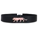 trysco® Girls,Teenagers,Women's,Genuine Leather Jaguar Belt (Width 40MM) (waist Size- 24"- 36")