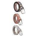 trysco® KIDS FAUX LEATHER Belt for Jeans,Dresses, pack of 1/pack of 3 (WAIST SIZE-22-26")