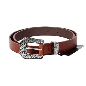 trysco pure genuine leather girlswomen multi purpose belt waist size-24-46 width-23mm