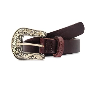 trysco pure genuine leather girlswomen multi purpose belt waist size-24-46 width-23mm