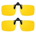 Trysee Clip On Day & Night Driving Glasses Polarized Anti Glare Sunglasses TS-CO-801