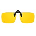 Trysee Clip On Day &amp; Night Driving Glasses Polarized Anti Glare Sunglasses TS-CO-801