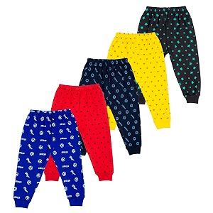 ts lavi tavi kids baby boy and girl cotton ppyjama regular fit all over printed multicolor unisex pack of 5
