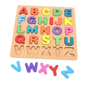 ts with techsun wooden puzzles for toddlers for kids preschool learning toys montessori toddler puzzles alphabet number shape for kids 2-4 years old alphabet puzzle