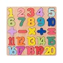 TS WITH TECHSUN Wooden Puzzles for Toddlers for Kids Preschool Learning Toys, Wooden Montessori Toddler, Alphabet, Number, Shape, for Kids 2-4 Years Old (Number Puzzle)