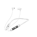 TSEL Transparent Voice Changer Wireless Neckband with 36Hrs Playtime, HD Sound Quliaty (White)