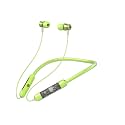 TSEL Transparent Voice Changer Wireless Neckband with 36Hrs Playtime, HD Sound Quliaty (Green)
