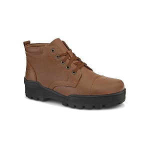 TSF 768 Tan Genuine Leather Police Boot