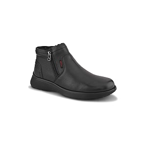 TSF Leather 8617-Black boot for men