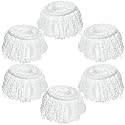 Tsmine Microfiber Mop Replacement Head - Universal Spin Mop Heads Refills for Floor Cleaning, Standard Replacement for Hurricane, Mopnado Round Shape Mop Handle