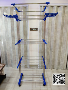 tsp by tsp steel plastic floor cloth dryer stand heavy quality n00010
