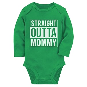 Tstars Straight Outta Mommy Infant Funny Cute