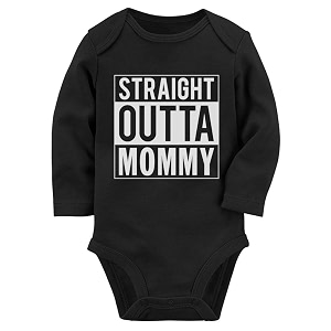Tstars Straight Outta Mommy Infant Funny Cute