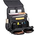 Tsumbay 2-in-1 Hanging Car Organizer &amp; Detachable Laptop Bag, for Front Seat with Tablet Holder, 10+ Pockets, Heavy-Duty Oxford Fabric for SUV, Truck, Van, Work, Commute (Oxford-1Pck)