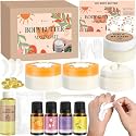 TSVATE Body Butter Making Kit- DIY Whipped Body Butter Kit with Shea Butter Raw Organic, Sweet Almond Oil, Vitamin E, Moisturizing for Body Lotion Cream Making Gifts for Women, Girls