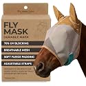 TSZ Horse Fly Mask with Ears Cover - UV Block 70% Breathable Mesh Flymask