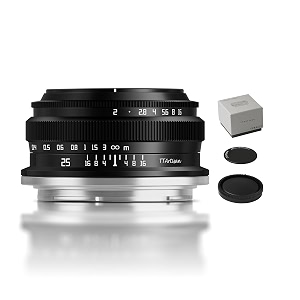 ttartisan aps-c 25mm f2 metal bodied mirrorless camera lens compatible with z mount z5 z6 z7 z6ii z7ii zfc z30 z50 z9