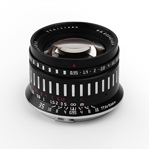 ttartisan 35mm f095 aps-c large aperture manual focus mirrorless cameras lens for eos-rf mount compatible like r7 aps-c model r10 eos r rp r5 r6