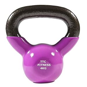 vinyl coated solid kettlebell for home gym 4 kg