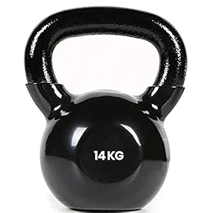 vinyl coated solid kettlebell for for home gym 14 kg