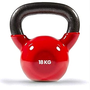vinyl coated solid kettlebell for for home gym 18 kg