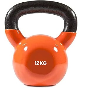 vinyl coated solid kettlebell for for home gym 12 kg