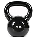 Vinyl Coated Solid Kettlebell for for Home Gym, 18 Kg