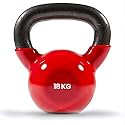 Vinyl Coated Solid Kettlebell for for Home Gym, 18 Kg