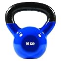 Vinyl Coated Solid Kettlebell for for Home Gym, 16 Kg