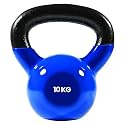 Vinyl Coated Solid Kettlebell for for Home Gym, 10 Kg