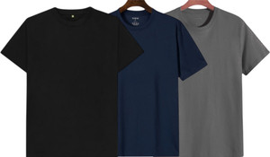 TTFE Pack of 3 Men Solid Round