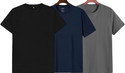 TTFE Pack of 3 Men Solid Round