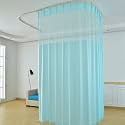 TTZ Hospital Curtain with Flat Hooks for Hospital Medical Clinic SPA Lab Cubicle Curtain Divider Privacy Screen (Color : Lake Blue, Size : 1*(12ft Wide x7ft Tall))