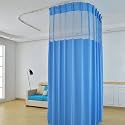 TTZ Hospital Curtain with Flat Hooks for Hospital Medical Clinic SPA Lab Cubicle Curtain Divider Privacy Screen (Color : Dark Blue, Size : 1*(10ft Wide x9ft Tall))