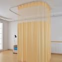 TTZ Hospital Curtain with Flat Hooks for Hospital Medical Clinic SPA Lab Cubicle Curtain Divider Privacy Screen (Color : Orange, Size : 1*(8ft Wide x8ft Tall))