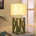 tu casa Mango Wood Table Lamp with