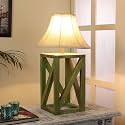 tu casa Handcrafted Mango Wood Table Lamp