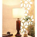 tu casa Mango Wood Table Lamp with