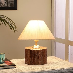 tu casa Table Lamps with Mango Wood