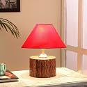 tu casa Table Lamps with Mango Wood