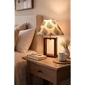 tu casa Mango Wood Table Lamp 