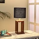 tu casa Handcrafted Mango Wood Table Lamp