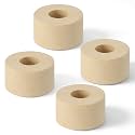 Tuanse 4 Pack 1.75 x 2 Inch Tall Round Kiln Posts High Alumina Kiln Posts Ceramic Shelf Supports for High Temperature Kilns Shelf Sturdy Firing Post